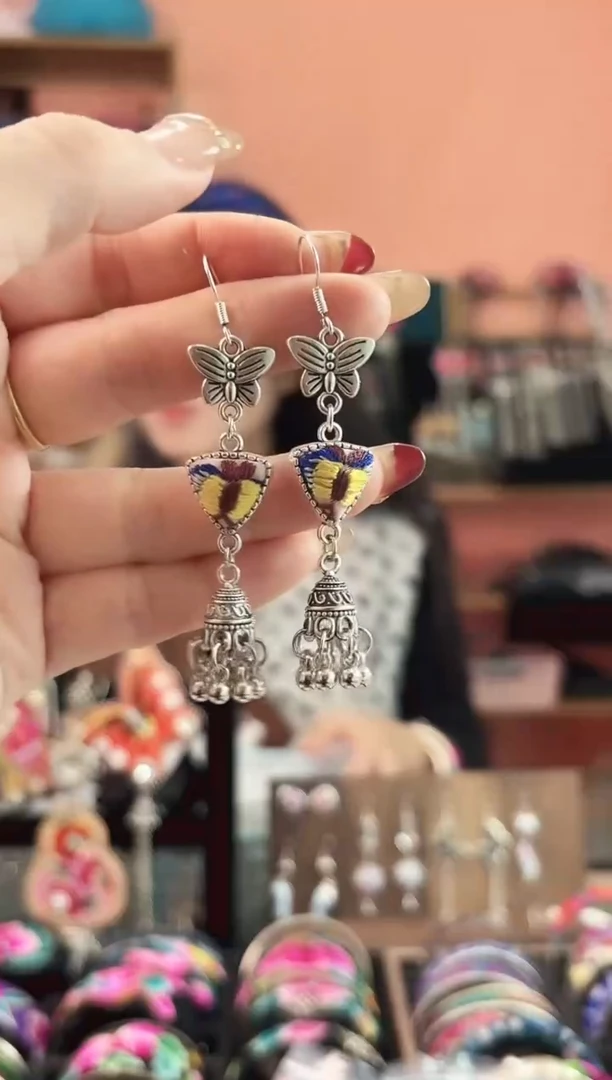 织绣艺枝独绣手工饰品  2231