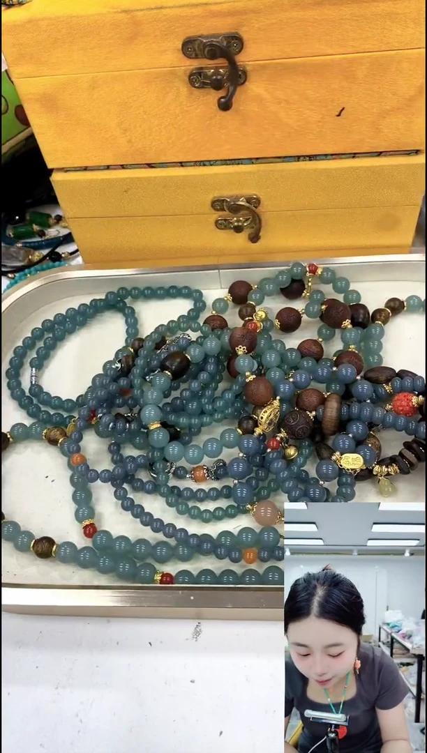 玛瑙/玉髓颈饰合金1216缘分发