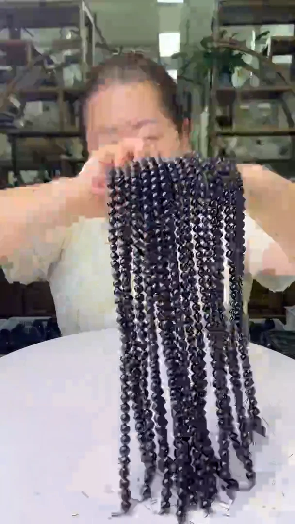 串珠未镶嵌碧玺黑碧玺串珠8+多样性发其一