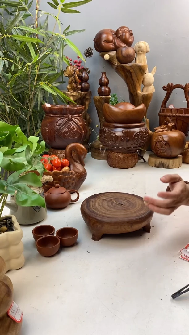 香樟木A24微瑕三足墩墩/尺寸