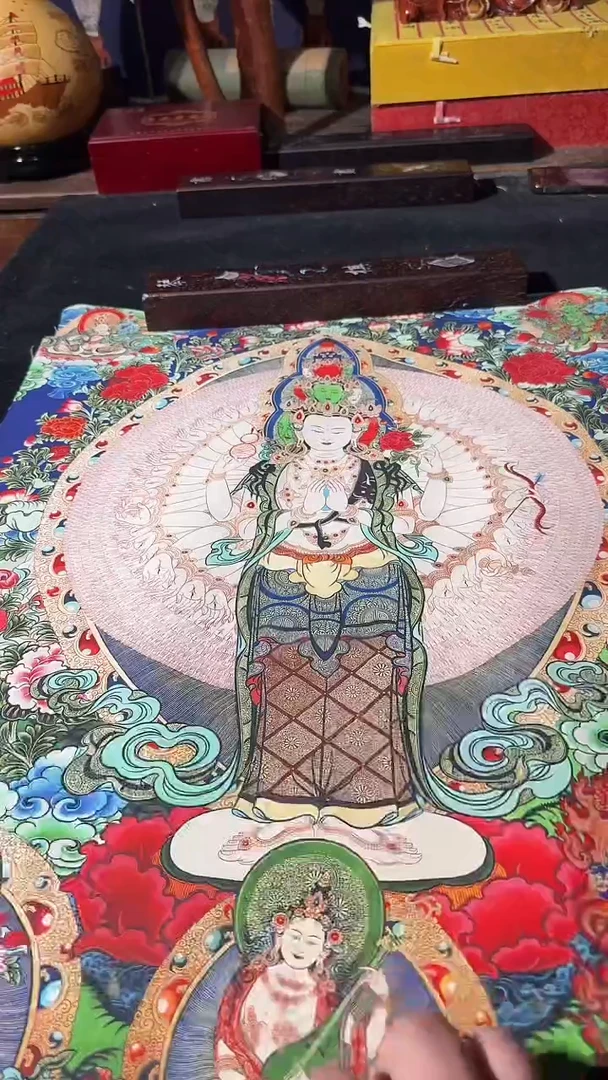 卷轴画藏式珍藏彩绘艺术馆21