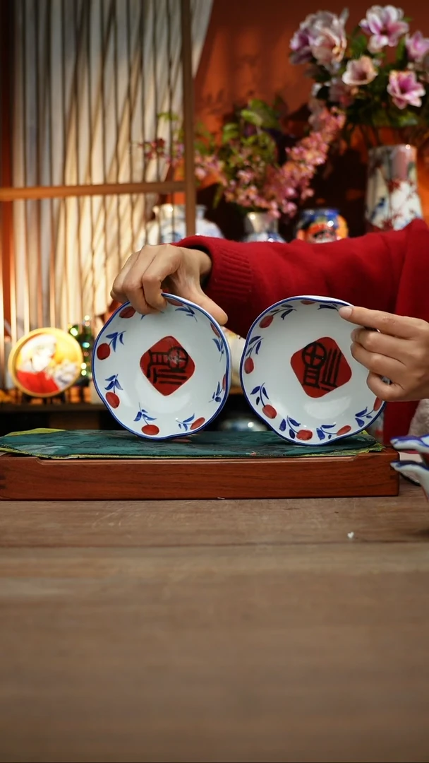 【简家甄选】景德镇设计师釉下手绘陶瓷