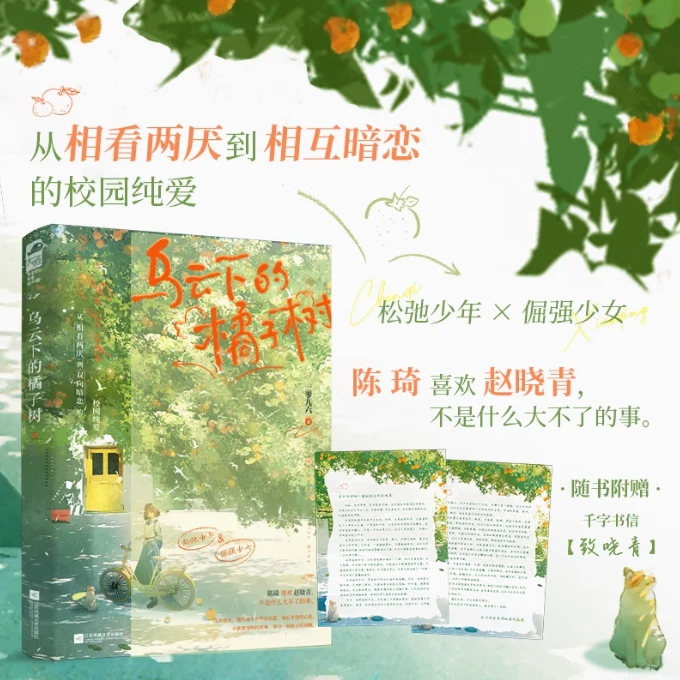 乌云下的橘子树 一零九六著 青春文学双向暗恋校园纯爱 现代校园