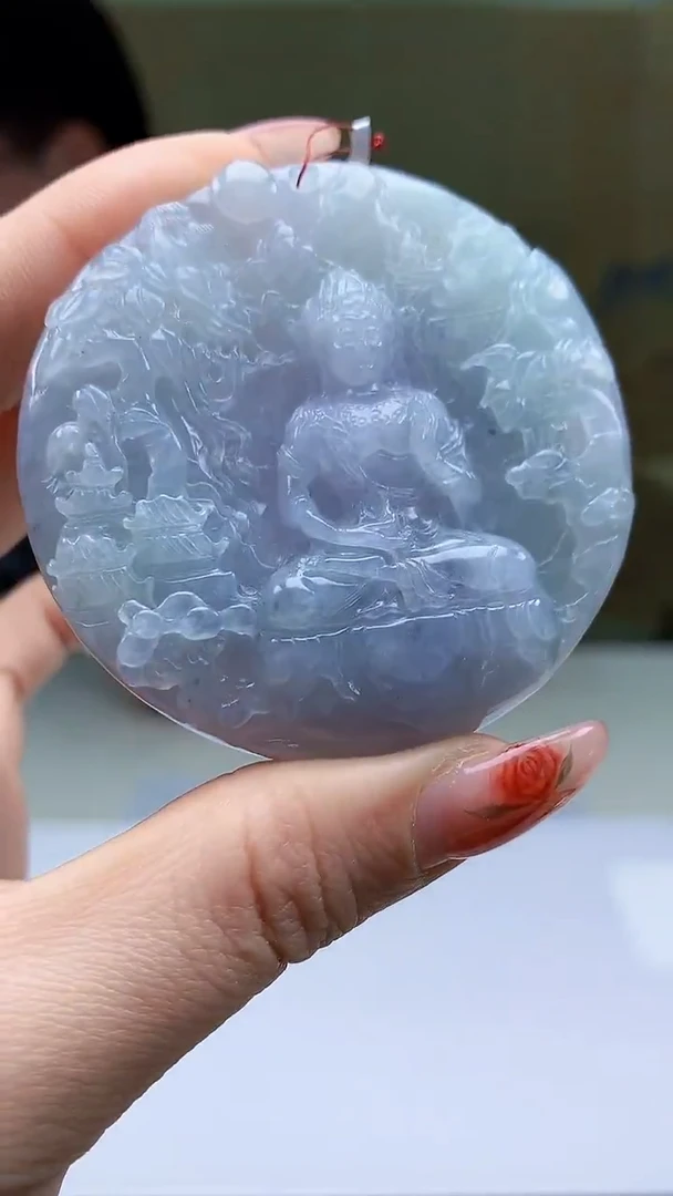 【闪购商品】定制翡翠未镶嵌4688ty-毛货挂件106