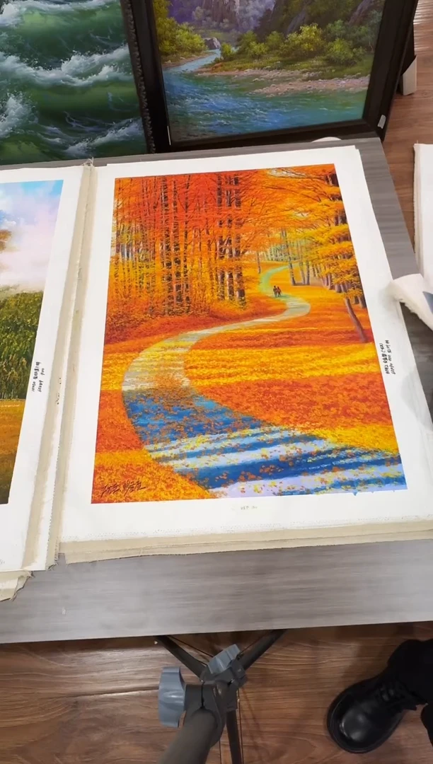 油画【139号】约90*60cm丨朝鲜原创纯手绘孤品油画丨顺丰包邮