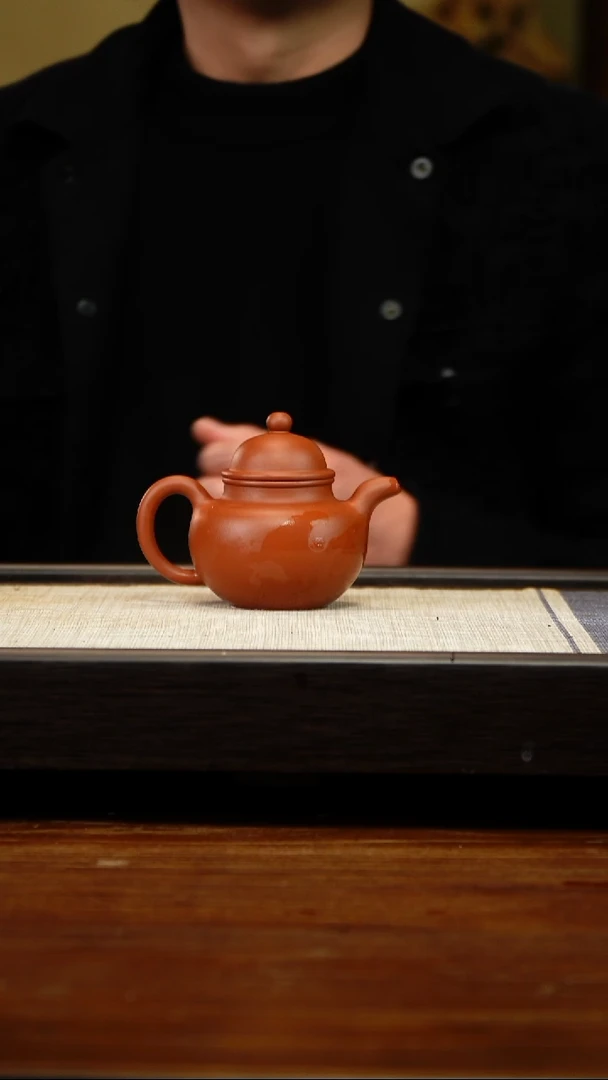 茶壶紫砂朱泥掇球