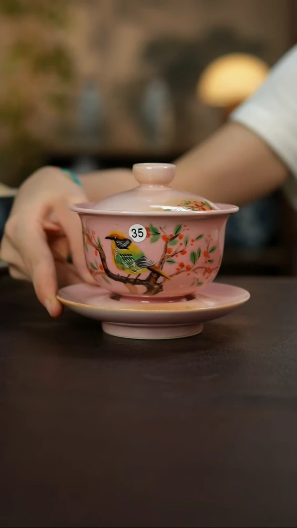 杯景德镇陶瓷杯碗柴烧多人