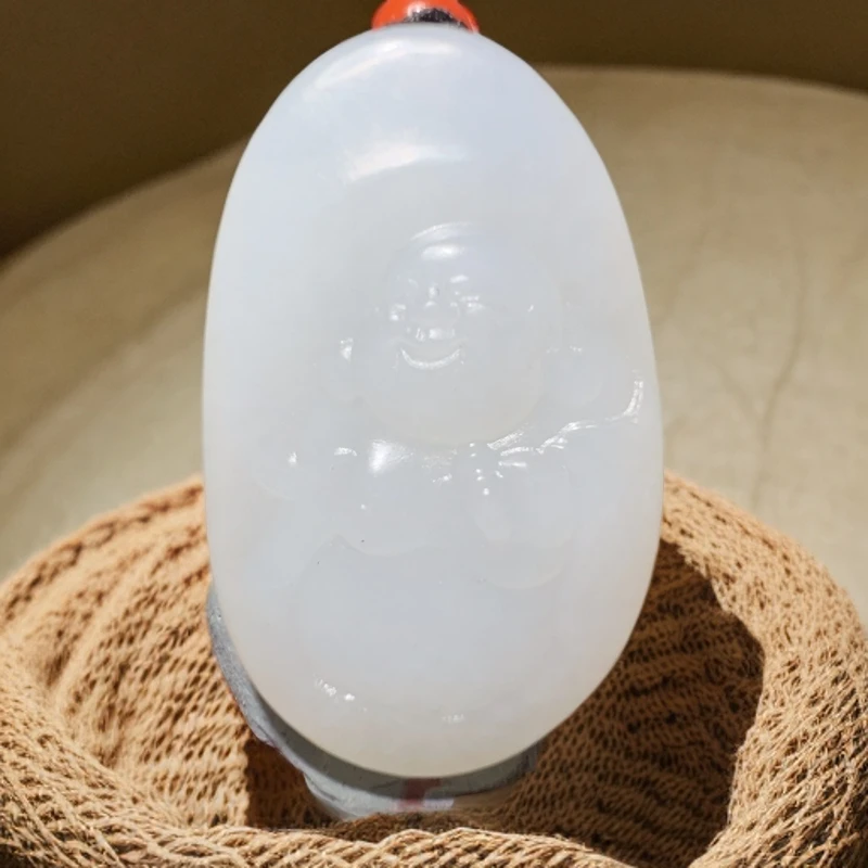 和田玉未镶嵌吊坠(不含链)