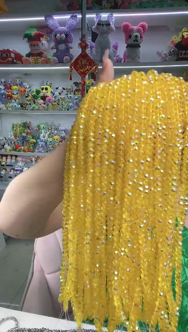 玻璃1411卡6水晶进口彩1条金黄