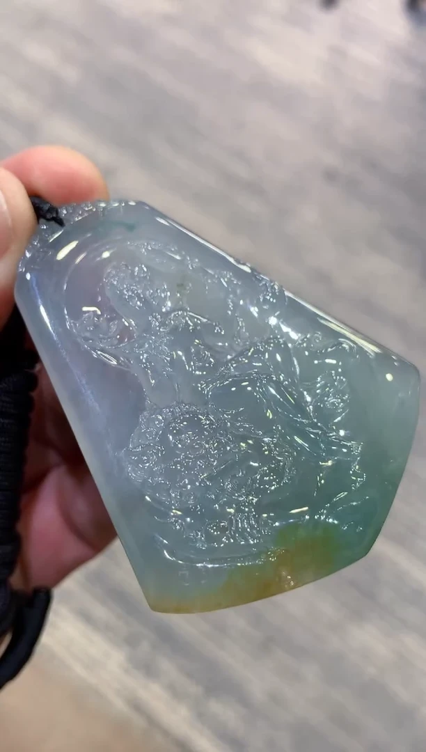 颈饰未镶嵌翡翠天然A货翡翠