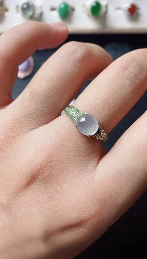 【闪购商品】翡翠戒指银S925镶嵌11111