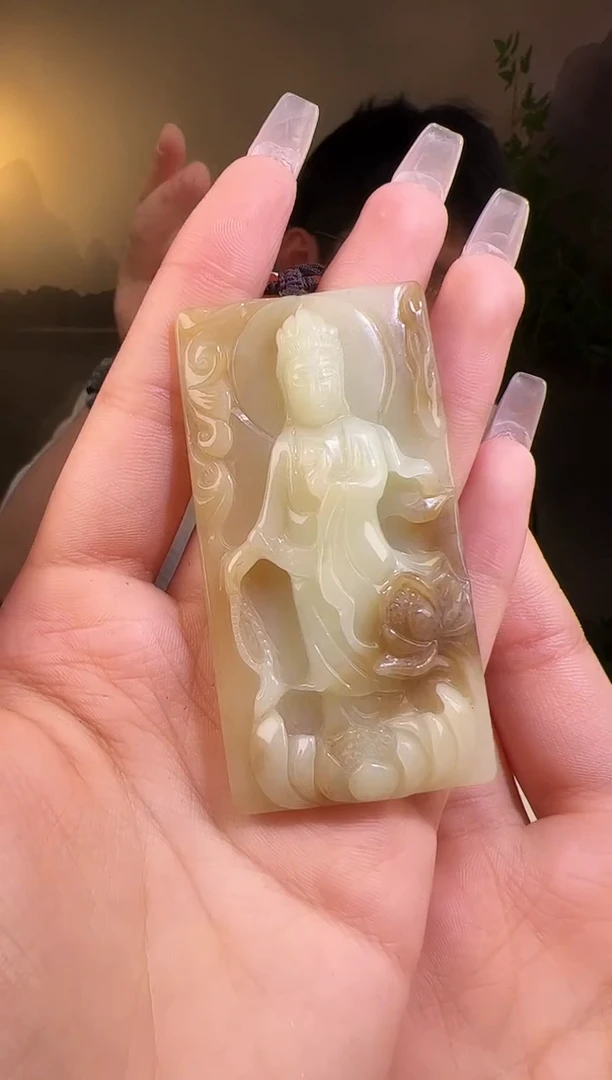 【闪购商品】和田玉颈饰未镶嵌观音25