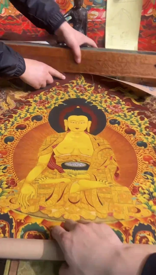 卷轴画卷轴画奥奥的唐卡