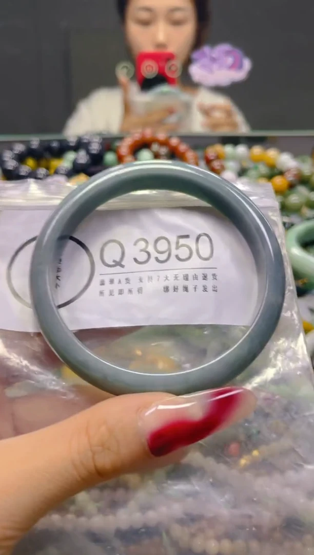 颈饰未镶嵌翡翠59-61/Q/翡翠A货，一件也是批发价