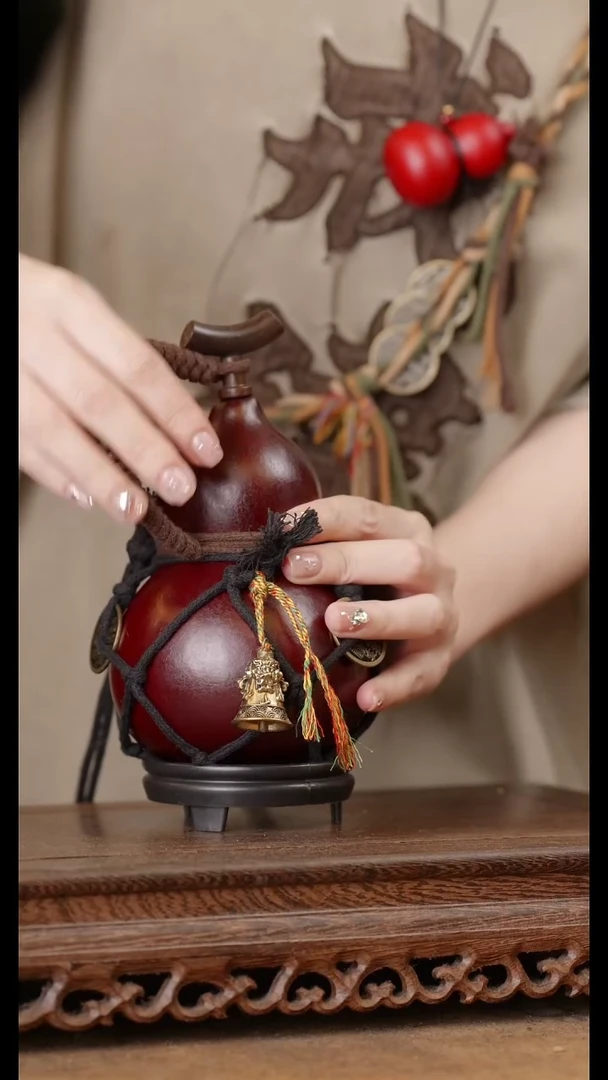 211号精品天然大漆酒葫芦一物一拍~