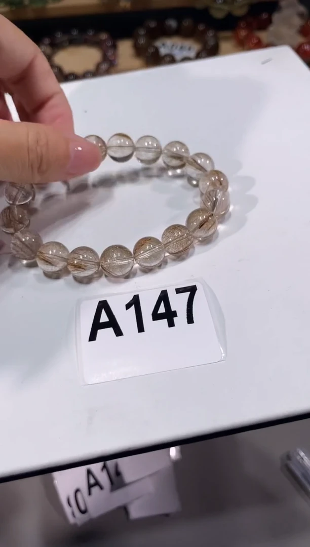 未镶嵌手链水晶A147银发晶手链11