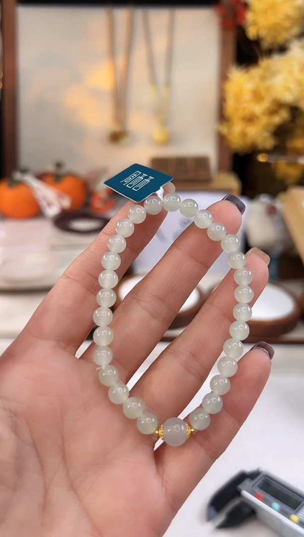 【闪购商品】和田玉手饰18K金镶嵌@@C921D013027