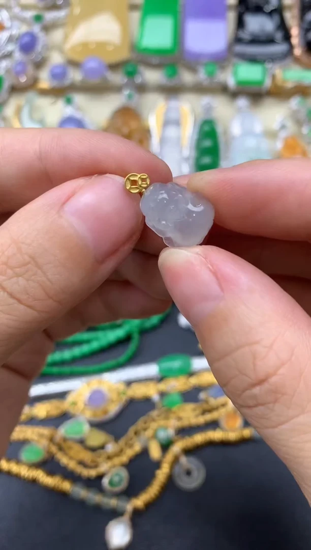 【闪购商品】翡翠颈饰18K金镶嵌229中国好珍宝