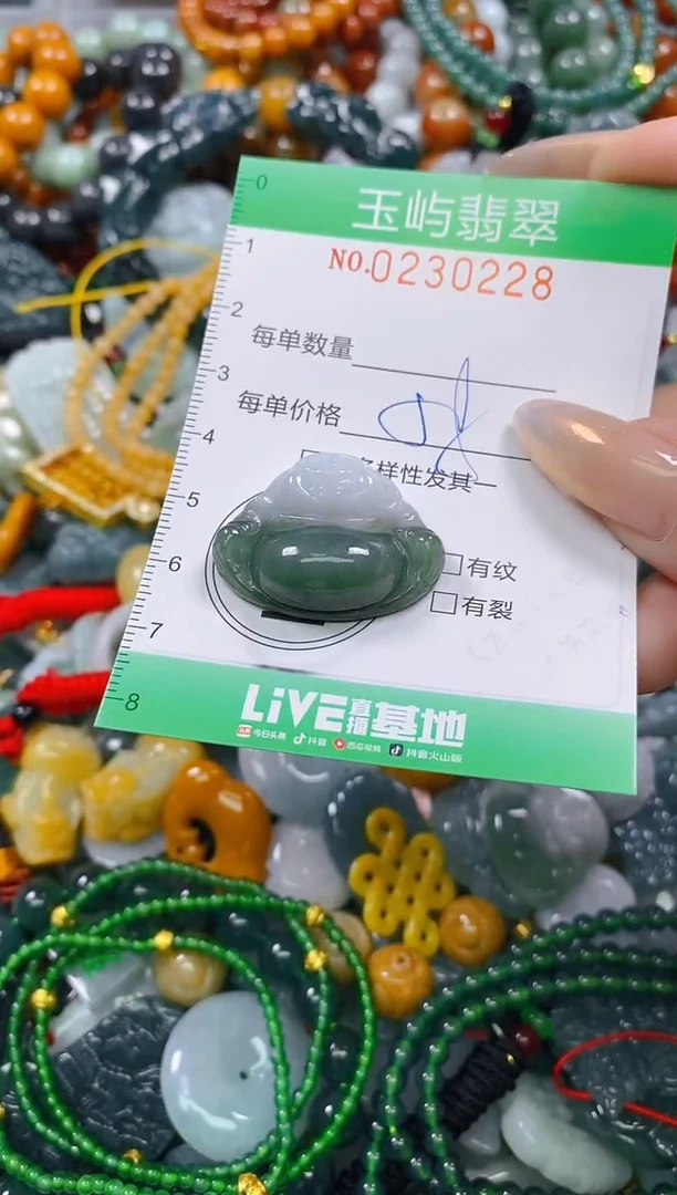 颈饰未镶嵌翡翠闪购0230228