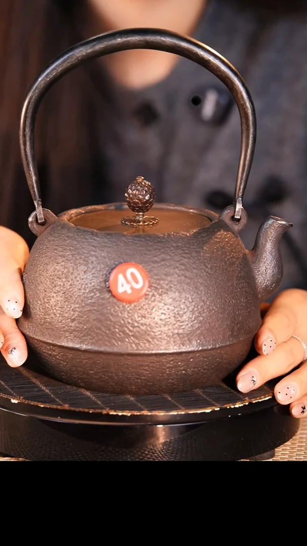 砂铁手工壶日本回流壶-红40