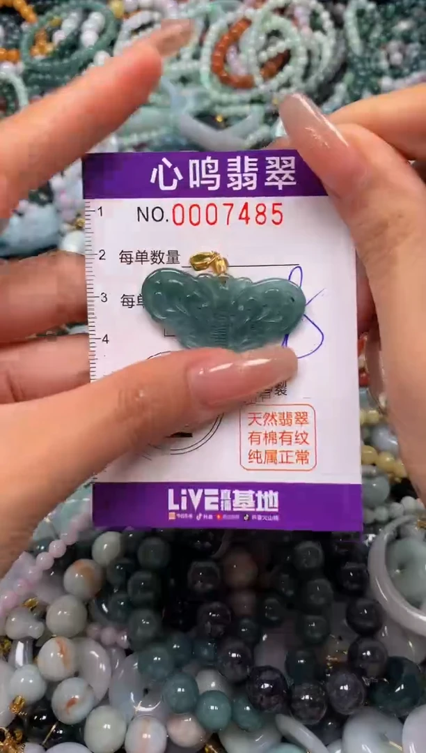 翡翠未镶嵌颈饰闪购007485
