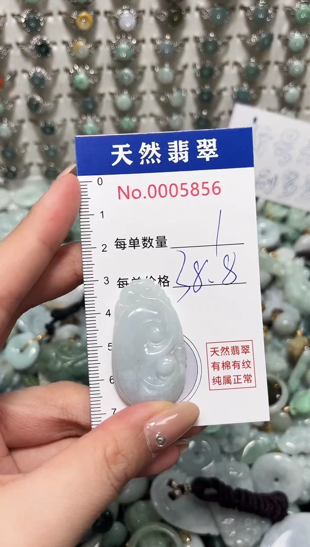 吊坠(不含链)未镶嵌翡翠5856