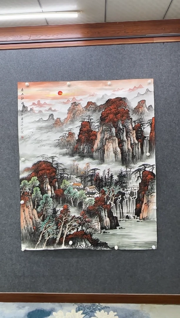 国画绘画xc张伦玉-国展-国画