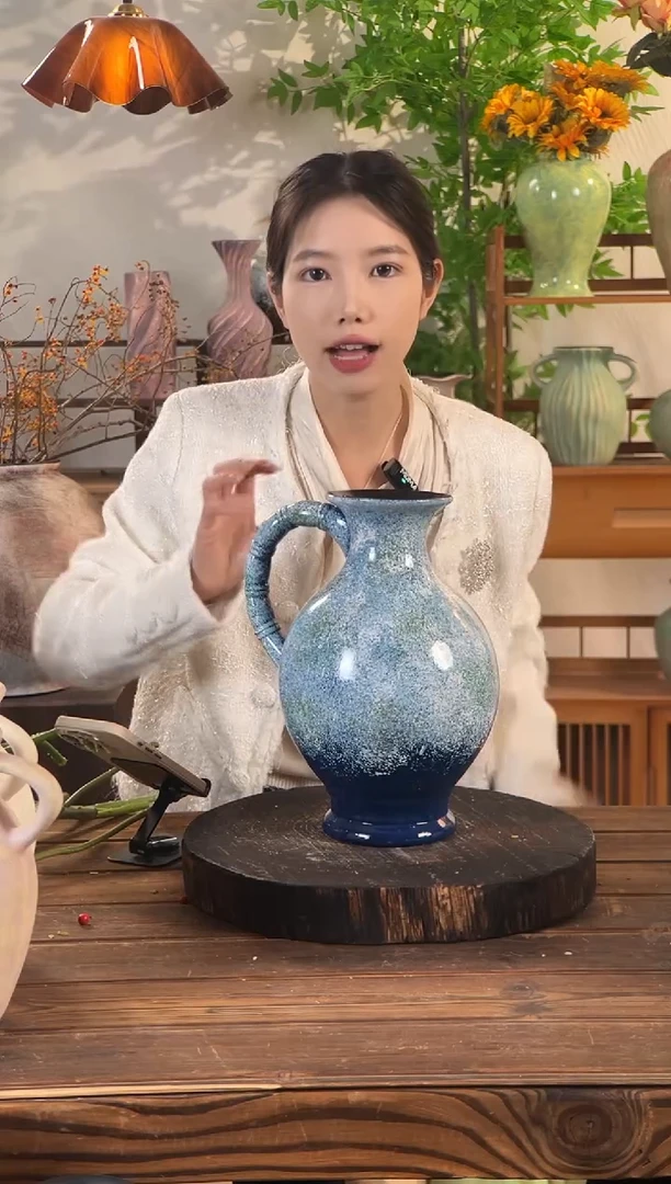 蔚蓝海岸-大肚提壶 陶瓷花瓶