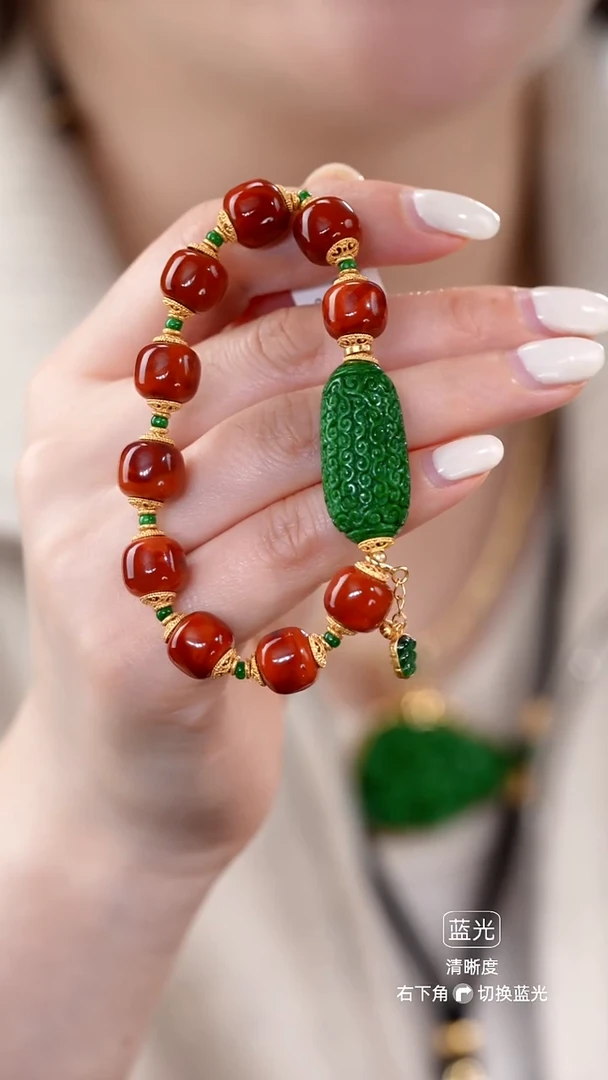 颈饰未镶嵌翡翠手串16