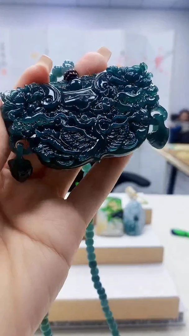 未镶嵌定制翡翠3099ty-毛货挂件21