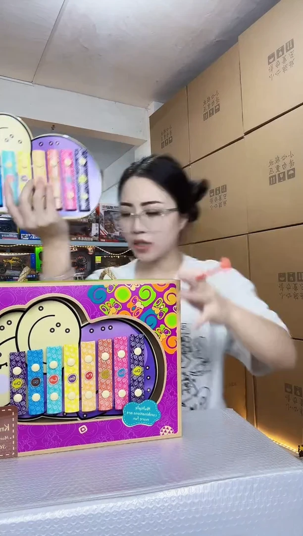 塑料儿童玩具敲琴