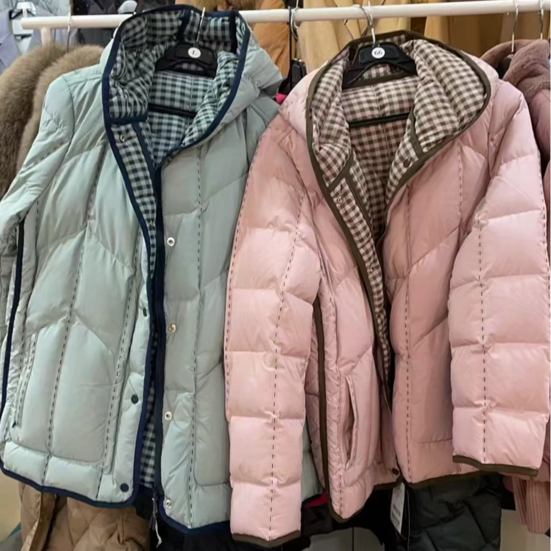 韩国冬季新款可双面穿保暖服外套