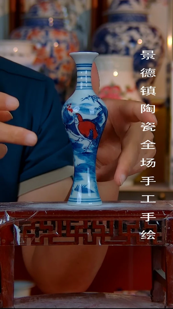 摆件景德镇陶瓷 全场手工手绘