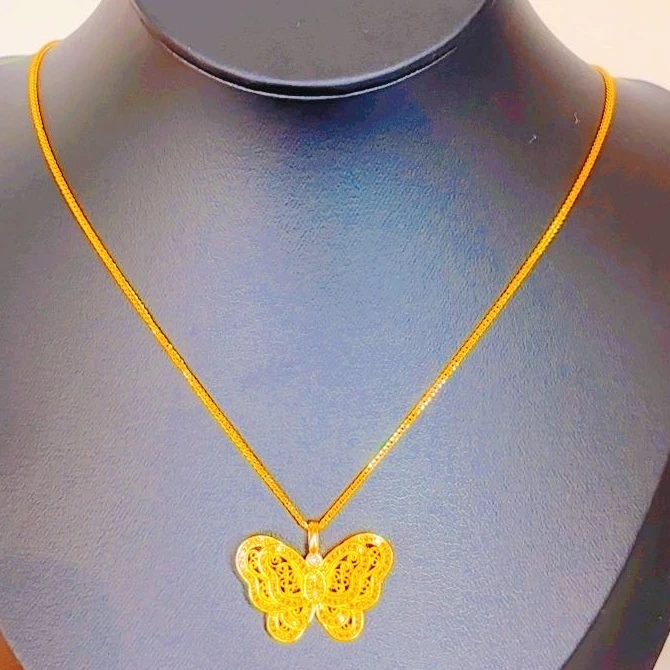 链子925银 足银项链新款时尚项链 نازۇك قاپلىما ئالتۇنلىرى 016