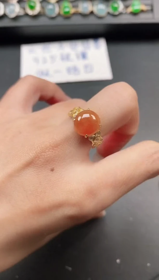 银S925镶嵌戒指翡翠1111