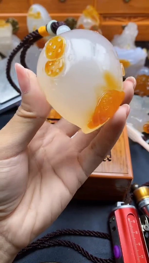 未镶嵌挂件玛瑙/玉髓阳*ll