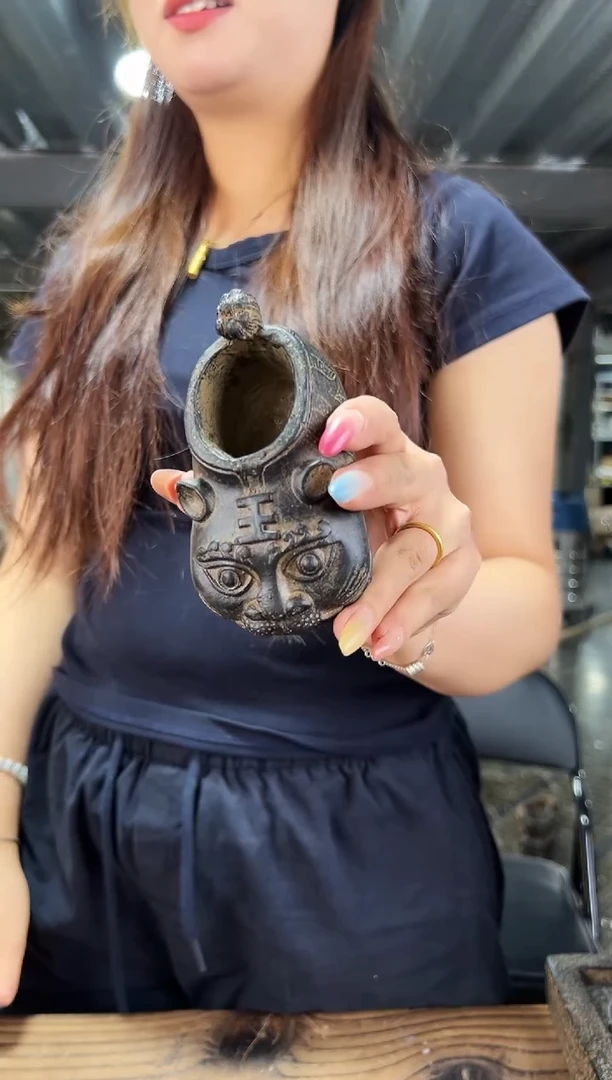 陶土【火山泥】单个虎头鞋