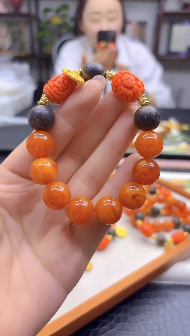 手链蜜蜡未镶嵌DIY款S970