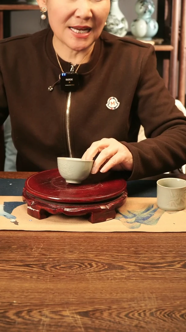 【闪购商品】越窑釉 杯杯（菊花