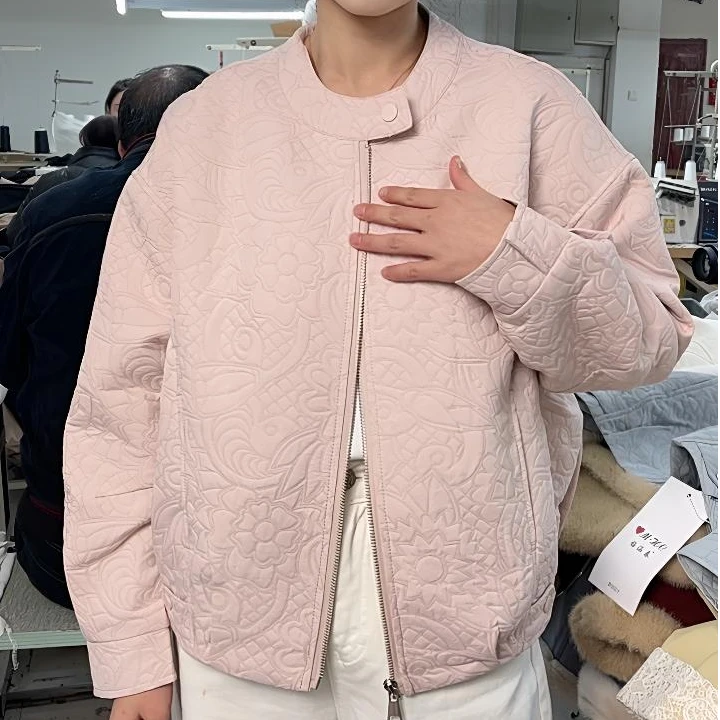 春季新款女装刺绣棒球服外套2025高级感宽松夹克短款上衣88608