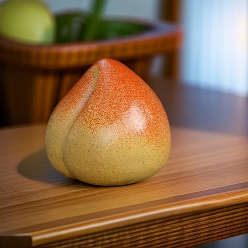 宜兴紫砂茶宠桃子