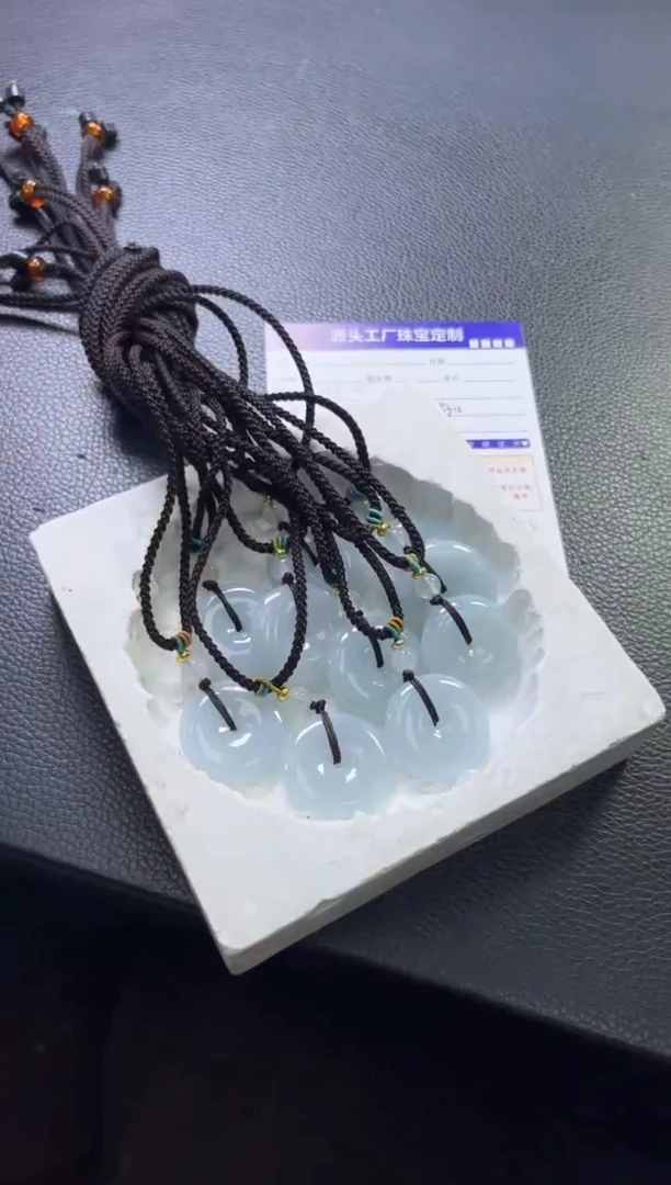 未镶嵌挂件翡翠平安扣多样性发一件