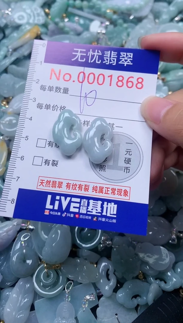 颈饰未镶嵌翡翠1868