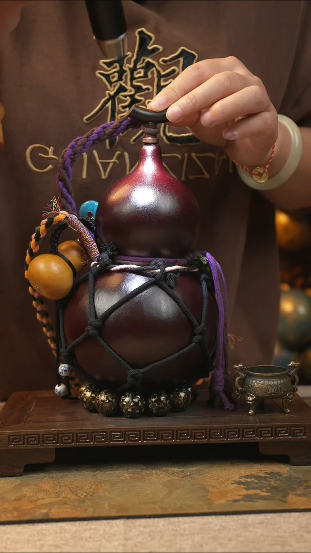 468大漆一物一拍记葫堂出品【不带手串】