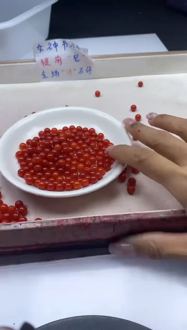 【闪购商品】南红玛瑙颈饰未镶嵌嵌w1548满肉南红6mm*50颗