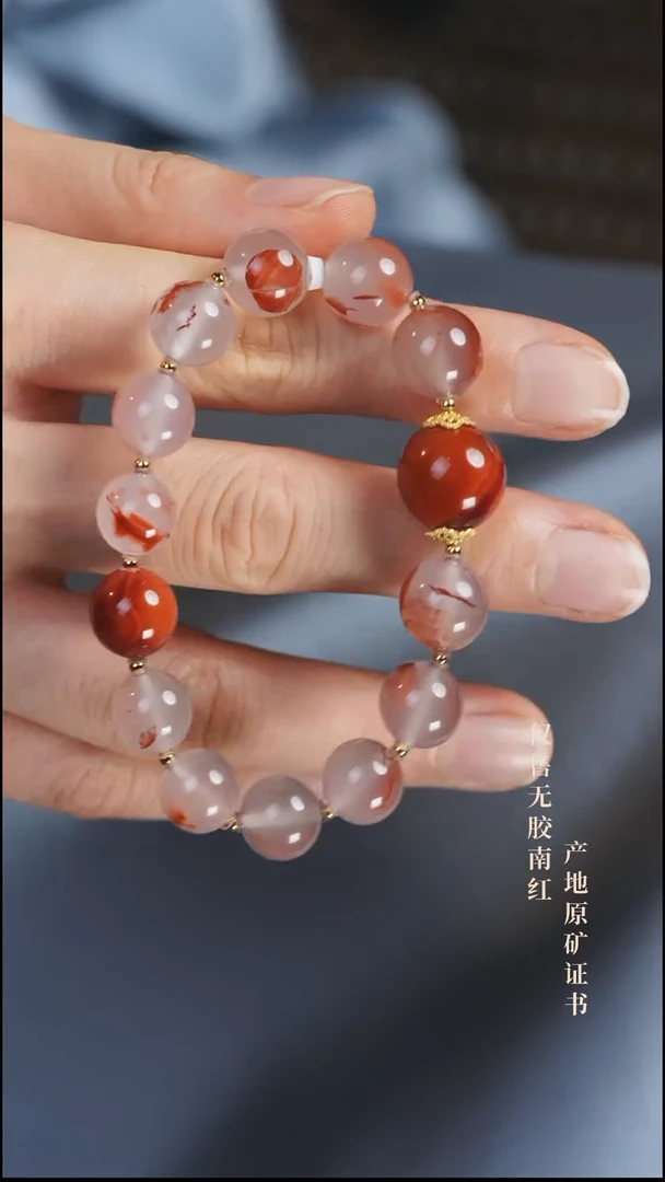 未镶嵌手串南红玛瑙千***6设计@@SJC2061AG