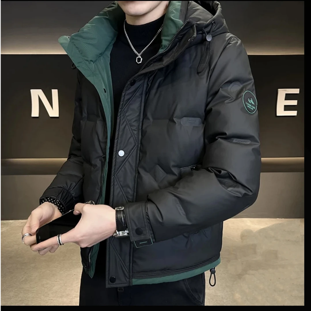 9111【贝姐】冬季户外连帽保暖面包服休闲百搭宽松加厚抗寒外套