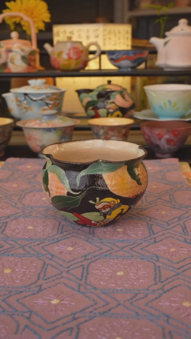 【闪购商品】大圣系列 手绘花口杯