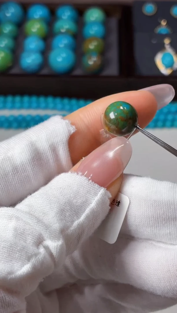 未镶嵌绿松石手链1