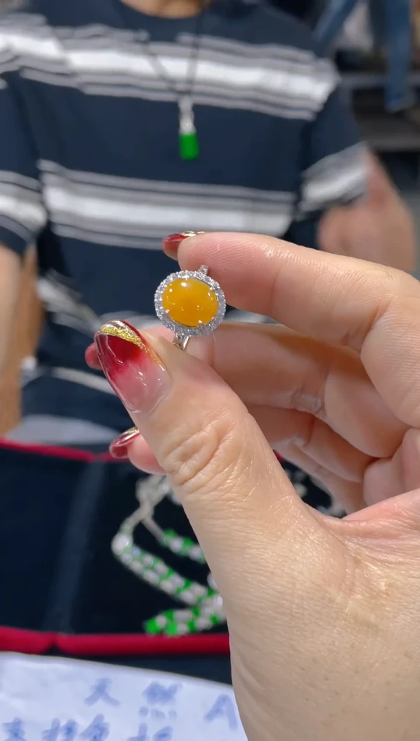 翡翠戒指未镶嵌天然A货翡翠（多样性发货拍一件发件）